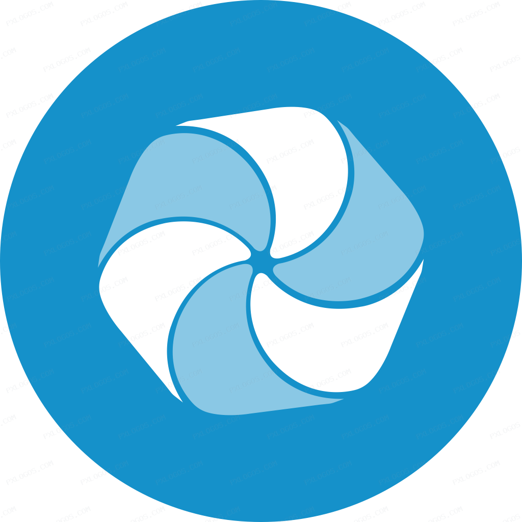 High Performance Blockchain Logo PNG with transparent background