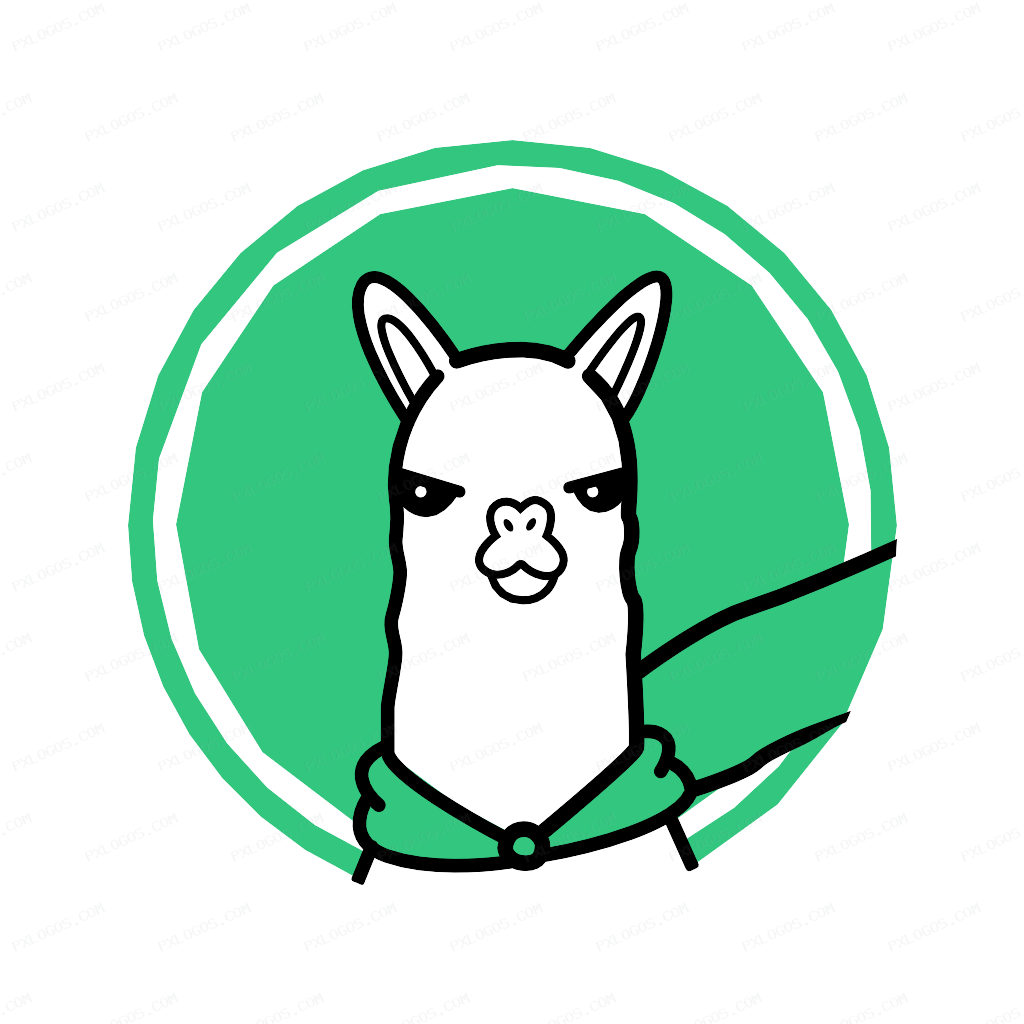 Alpaca Logo PNG with transparent background