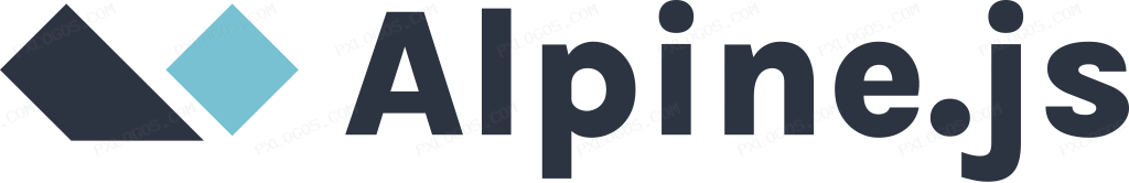Alpinejs Wordmark Logo PNG with transparent background