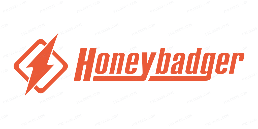 Honeybadgerio Wordmark Logo PNG with transparent background