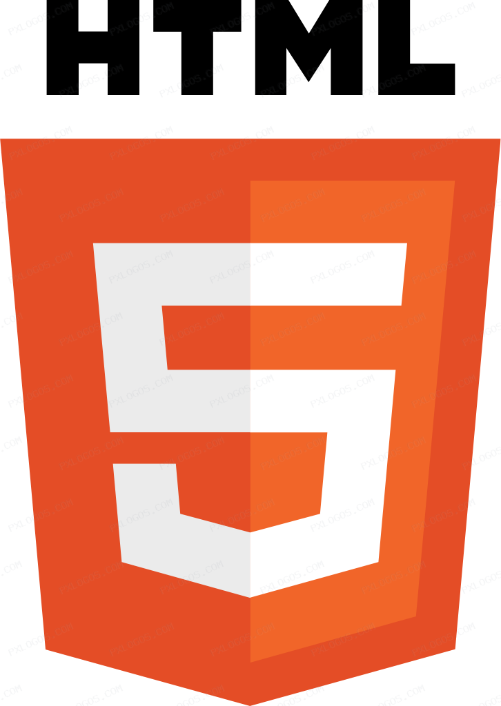 HTML Logo PNG with transparent background