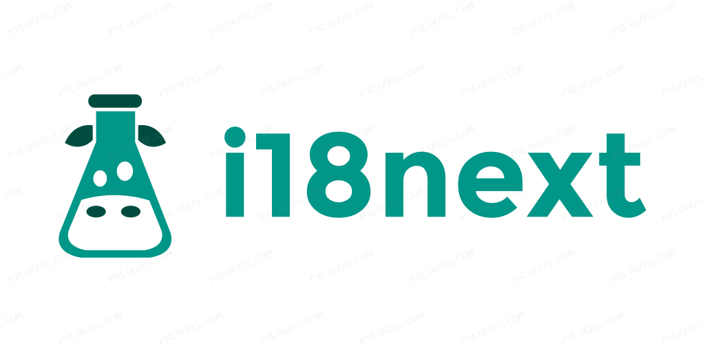 I18next Wordmark Logo PNG with transparent background