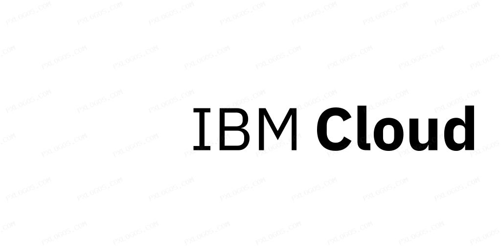 IBM Cloud Wordmark Logo PNG with transparent background