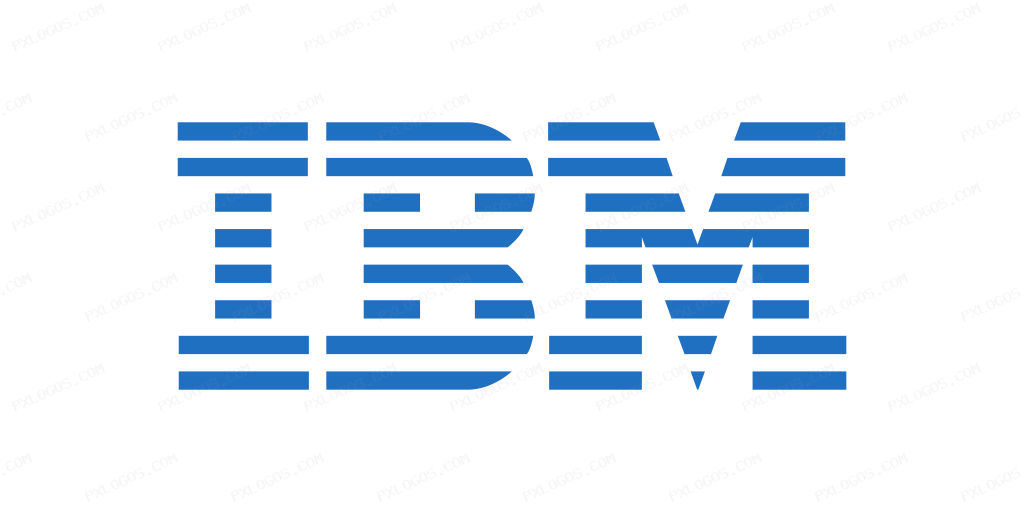 IBM Wordmark Logo PNG with transparent background