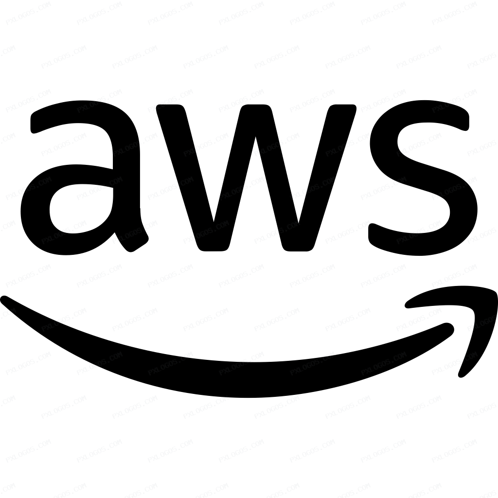 Amazon AWS Logo PNG with transparent background