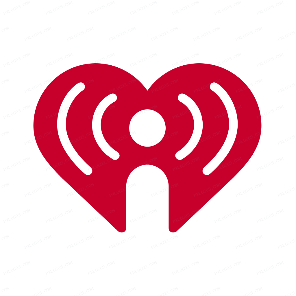 iHeartRadio Logo PNG with transparent background
