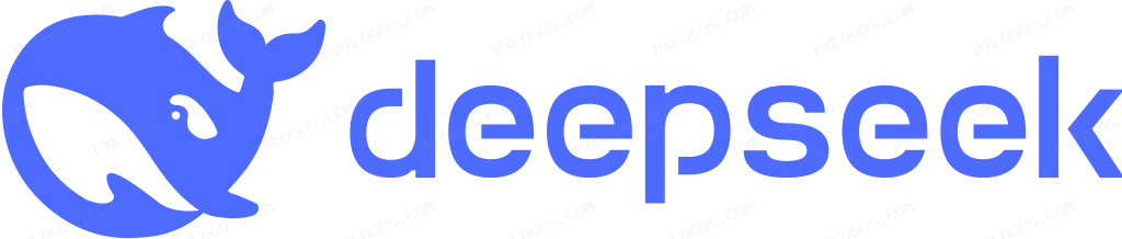 DeepSeek Wordmark Logo PNG with transparent background