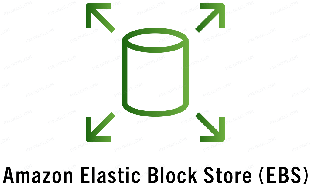 Amazon Elastic Block Store Logo PNG with transparent background