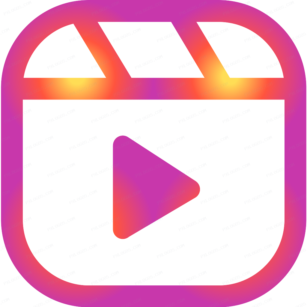 Instagram Reels Logo PNG with transparent background