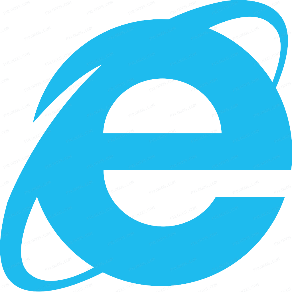 Internetexplorer Logo PNG with transparent background
