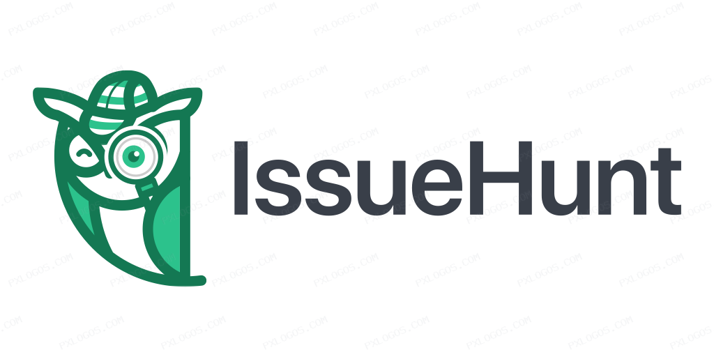 Issuehuntio Wordmark Logo PNG with transparent background
