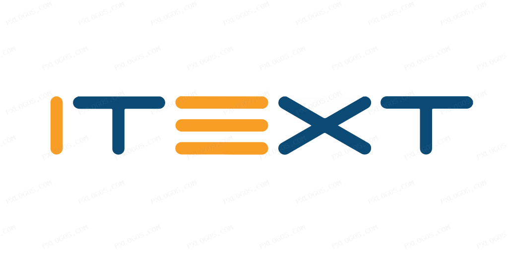 Itextpdf Wordmark Logo PNG with transparent background
