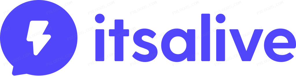 Itsalive Wordmark Logo PNG with transparent background