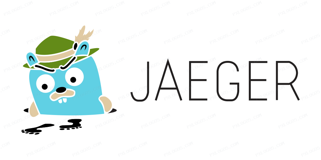 Jaegertracingio Wordmark Logo PNG with transparent background