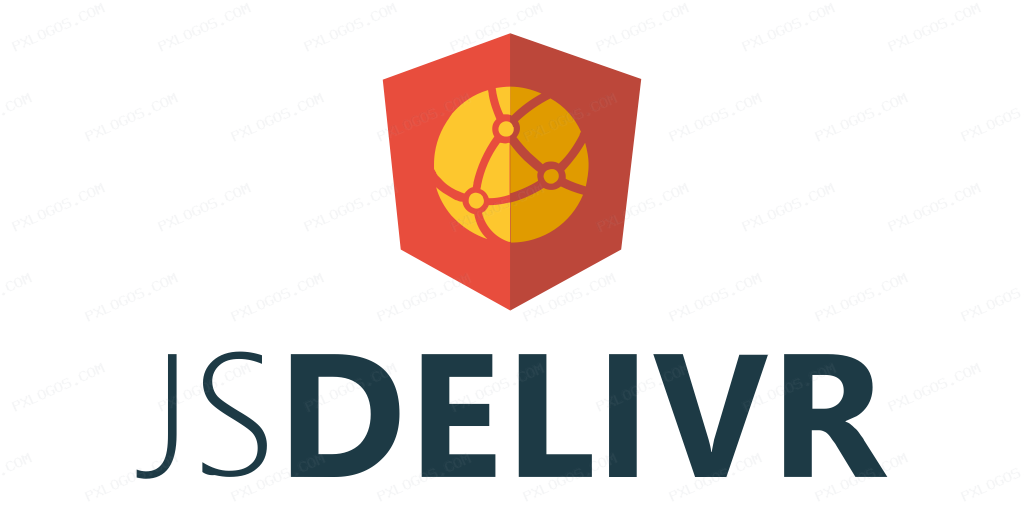 Jsdelivr Wordmark Logo PNG with transparent background