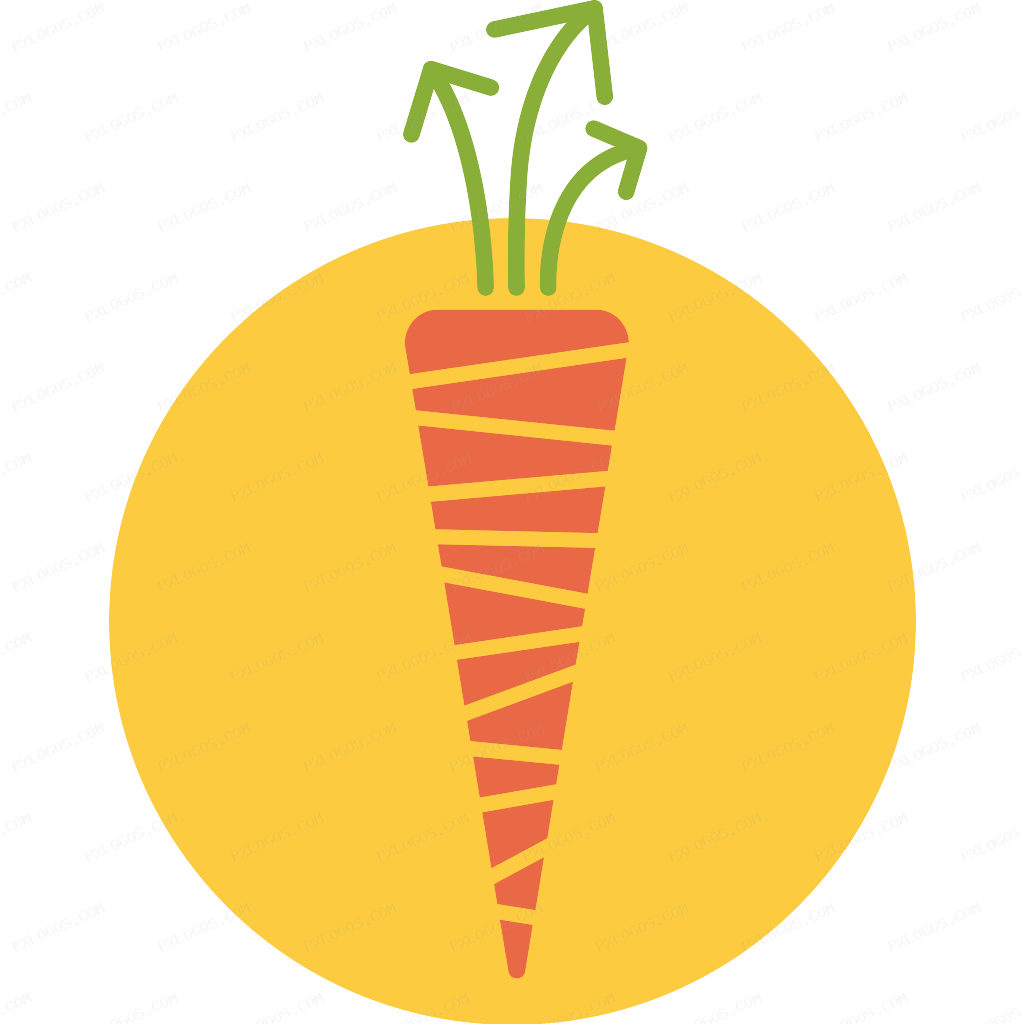 Karrot Logo PNG with transparent background