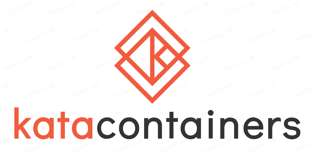 Katacontainersio Wordmark Logo PNG with transparent background
