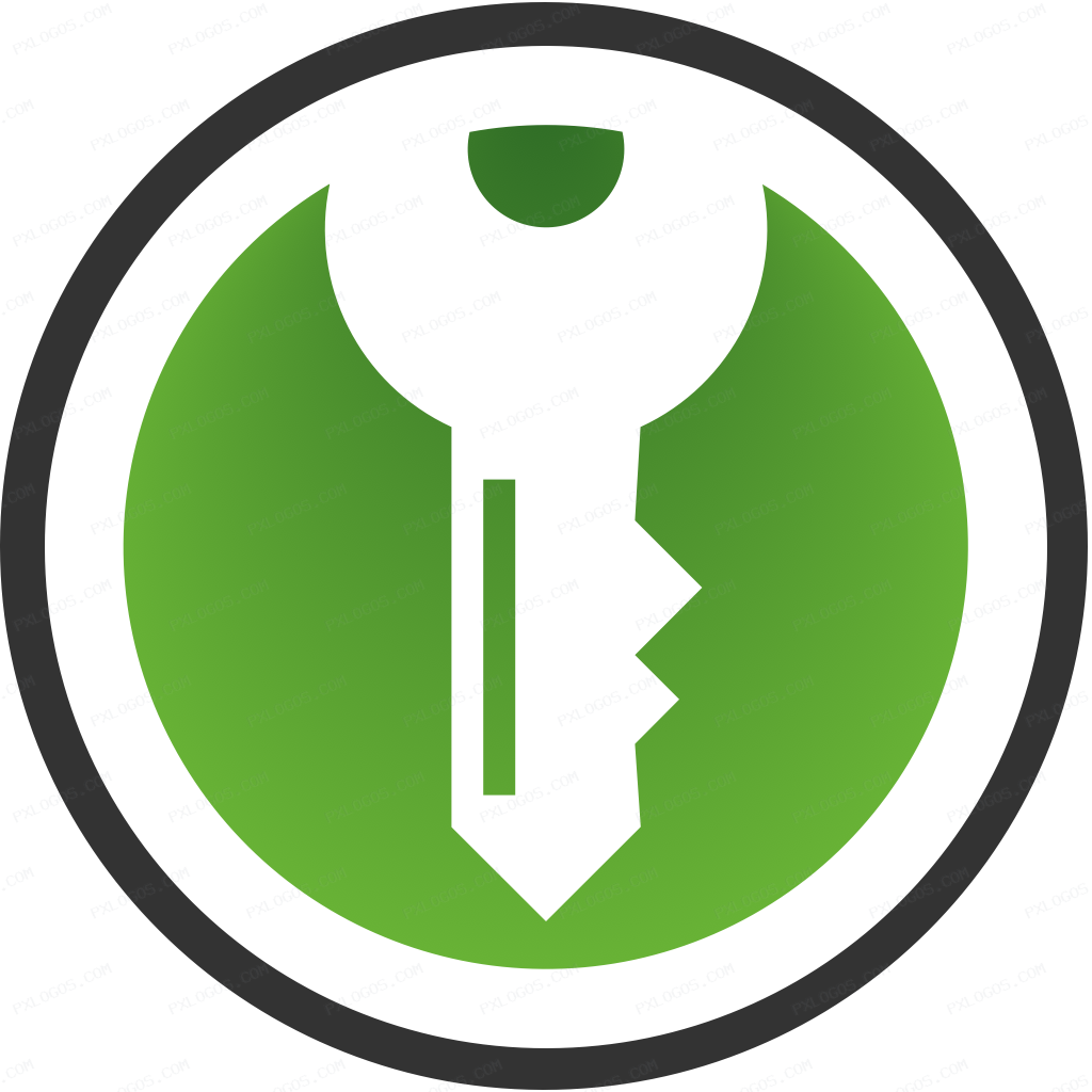 KeePassXC Logo PNG with transparent background