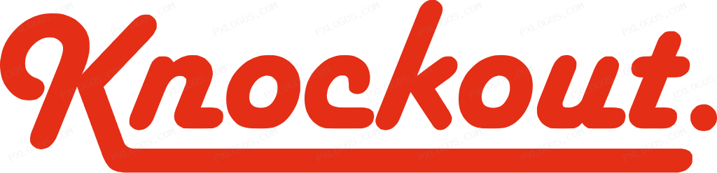 Knockout Logo PNG with transparent background