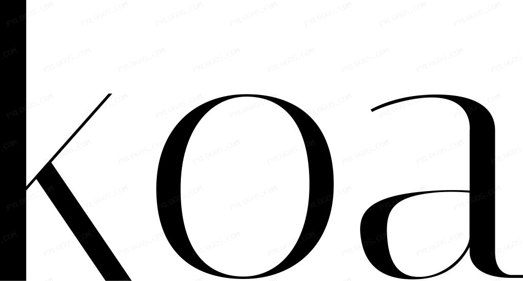 Koa Logo PNG with transparent background