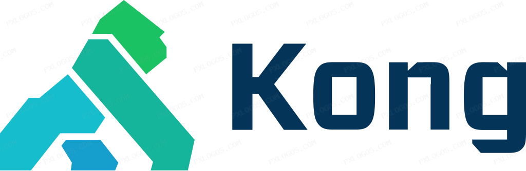 Kong Wordmark Logo PNG with transparent background