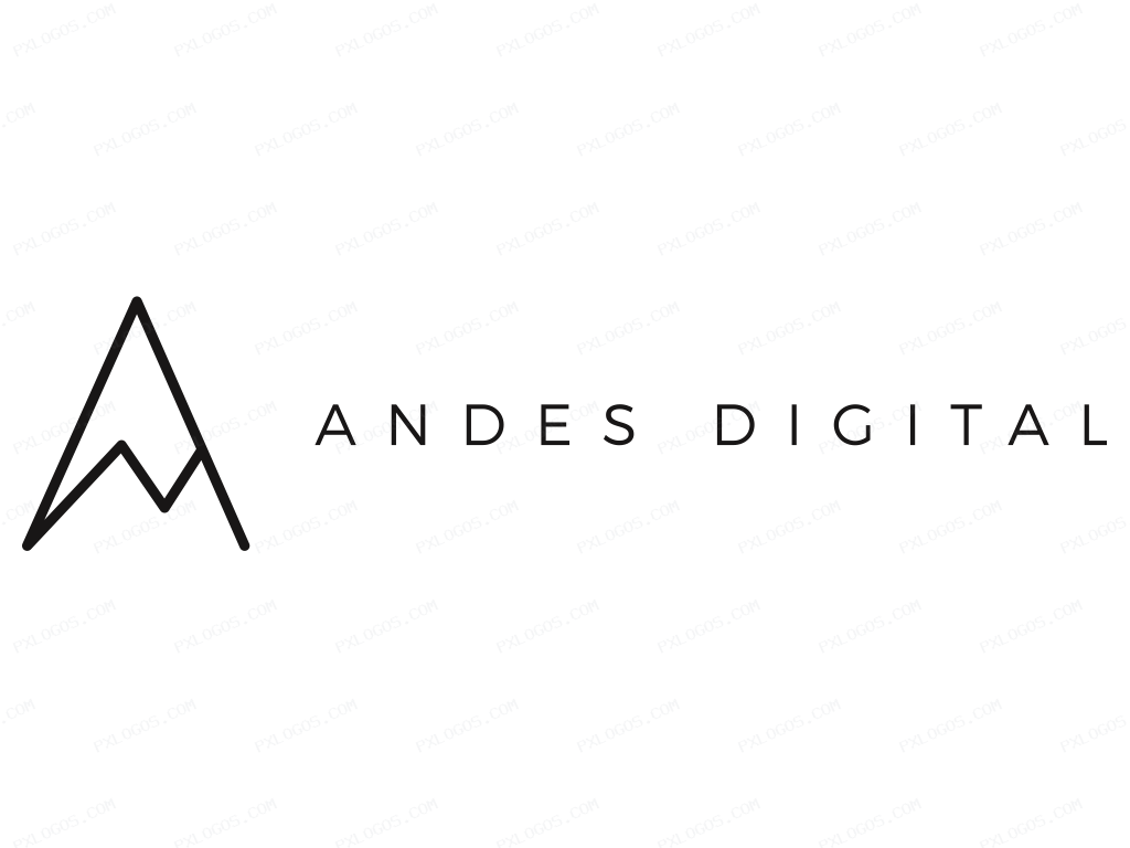 Andes Digital Logo PNG with transparent background