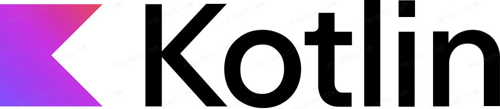 Kotlin Wordmark Logo PNG with transparent background