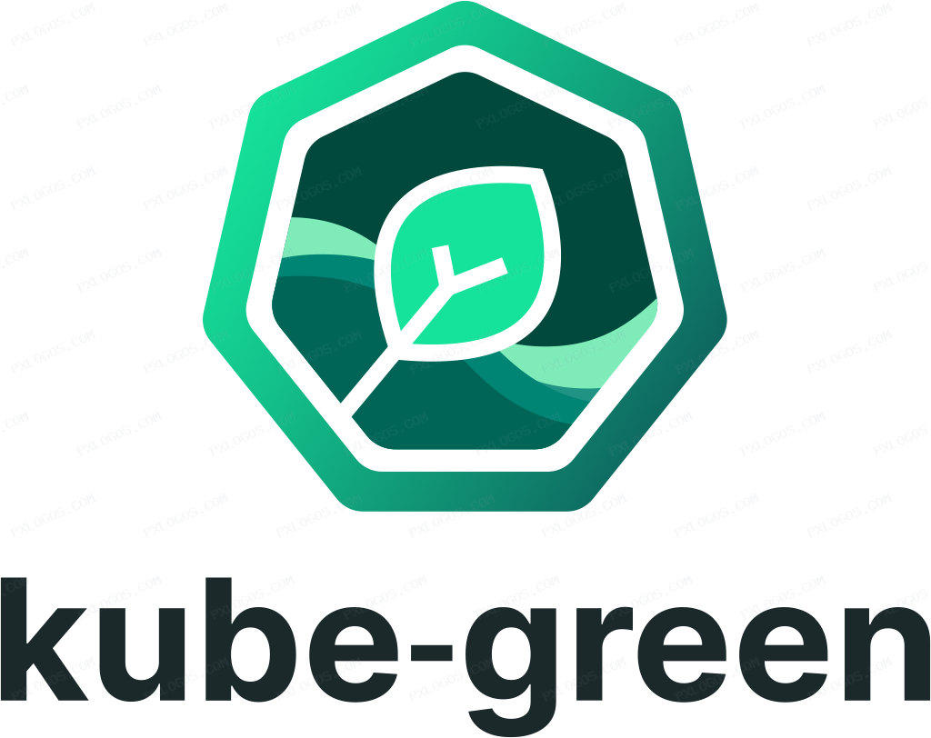 Kube Green Logo PNG with transparent background