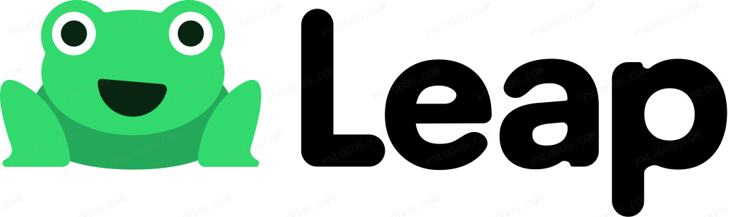 Leap Wallet Wordmark Logo PNG with transparent background