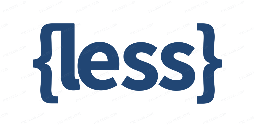 Lesscss Wordmark Logo PNG with transparent background