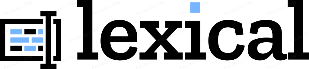 Lexical Wordmark Logo PNG with transparent background