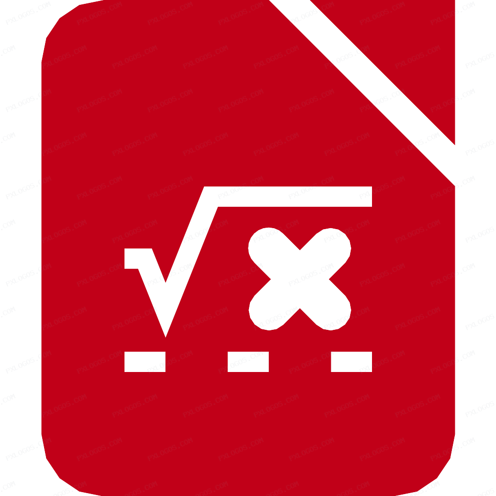 LibreOffice Math Logo PNG with transparent background