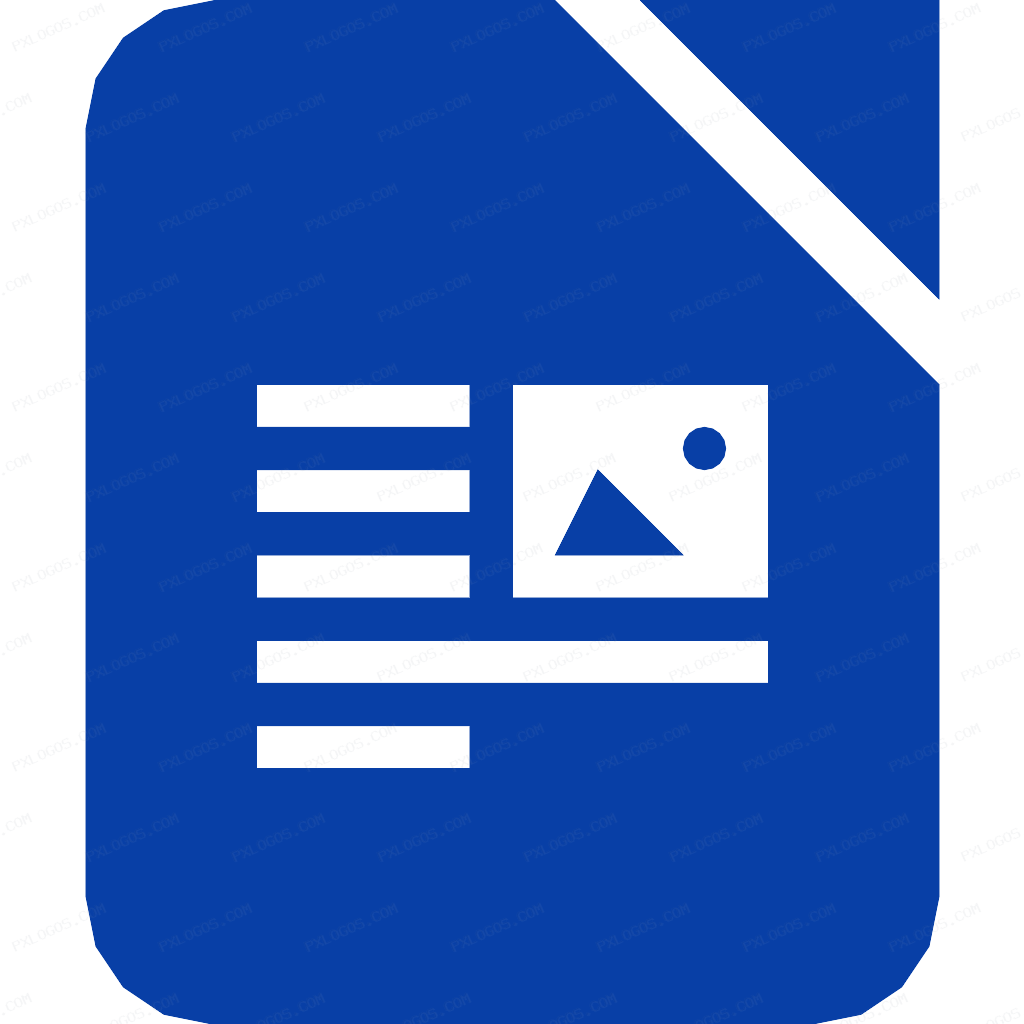 LibreOffice Writer Logo PNG with transparent background