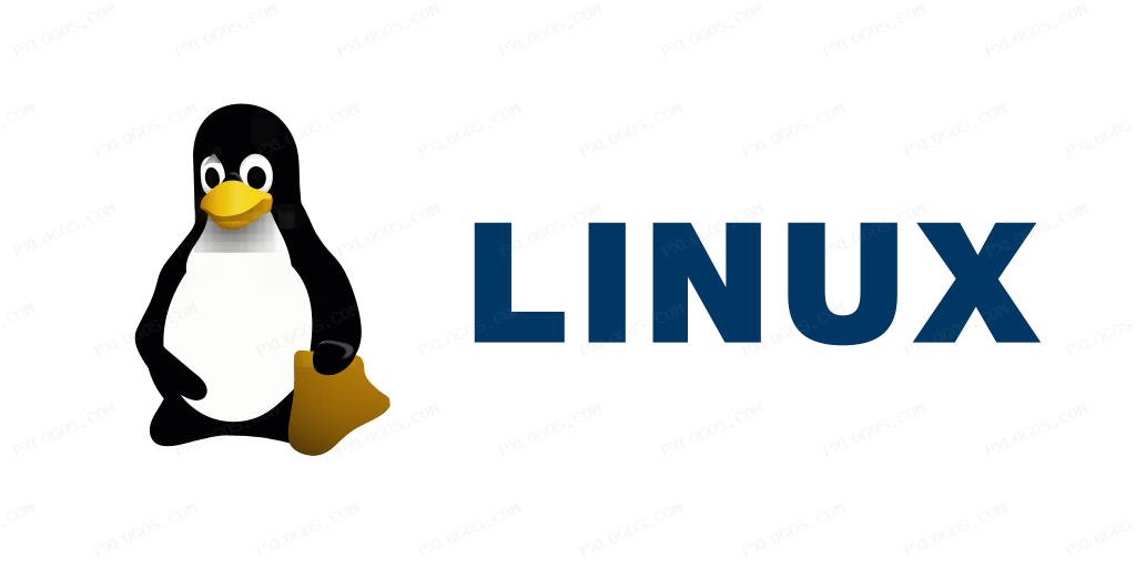 Linux Wordmark Logo PNG with transparent background