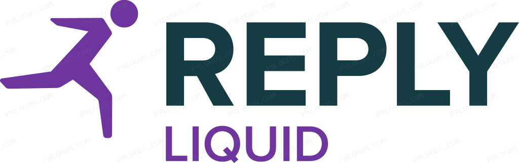 Liquid Reply Logo PNG with transparent background