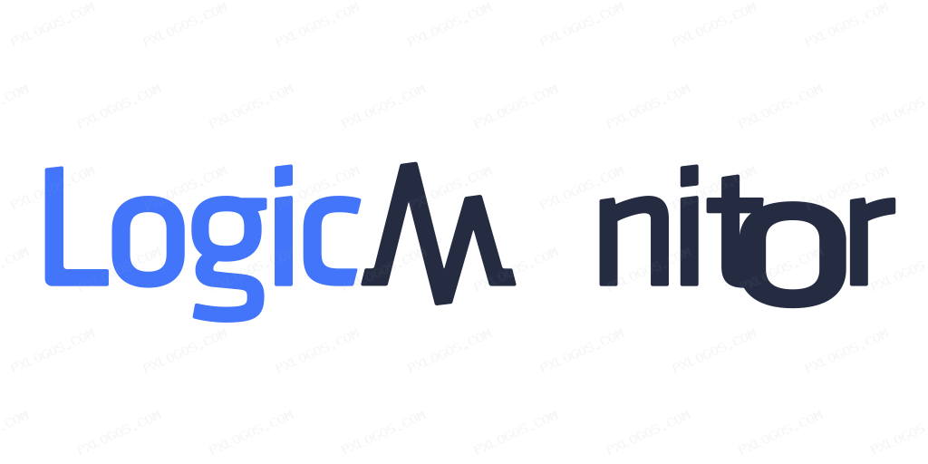 Logicmonitor Wordmark Logo PNG with transparent background