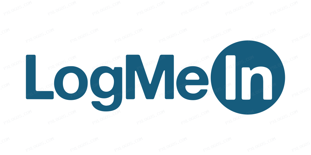 Logmein Wordmark Logo PNG with transparent background