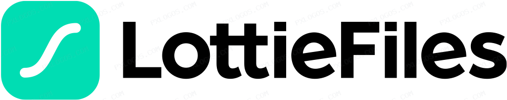 Lottiefiles Wordmark Logo PNG with transparent background