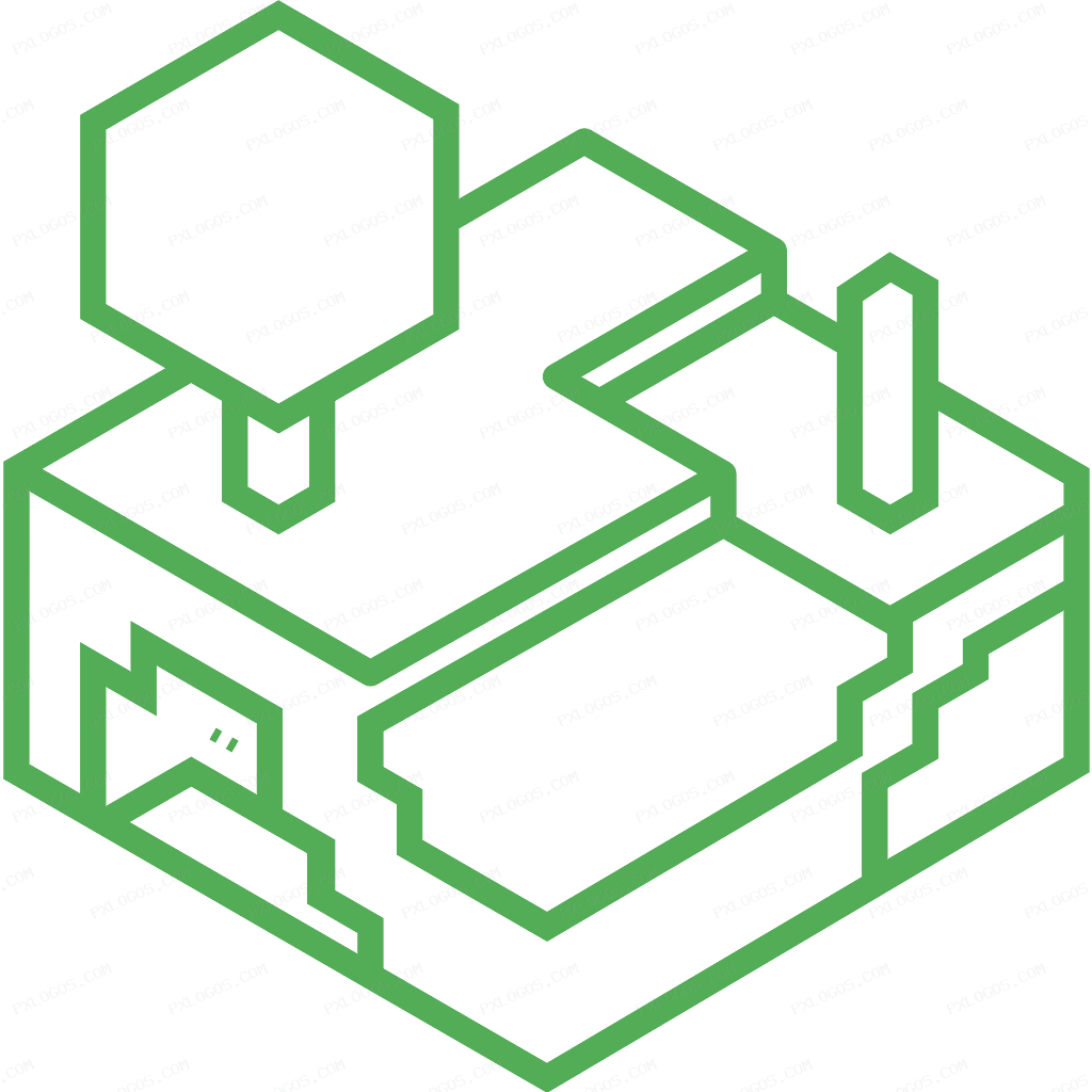 Luanti Logo PNG with transparent background