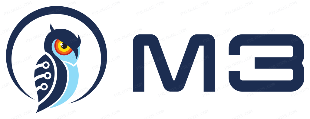 M3 Logo PNG with transparent background