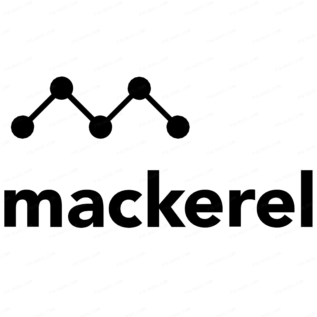 Mackerel Logo PNG with transparent background