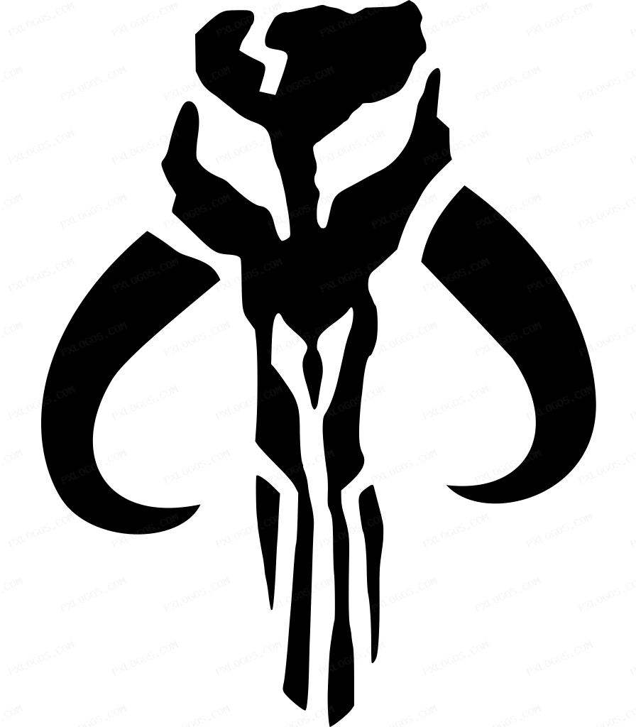 Mandalorian Logo PNG with transparent background