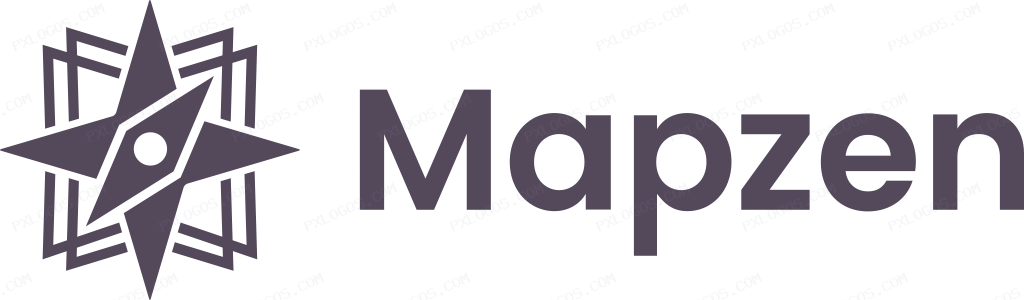 Mapzen Wordmark Logo PNG with transparent background
