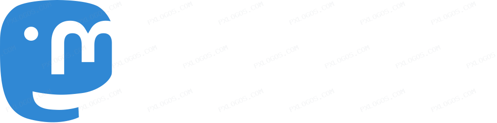 Mastodon Wordmark Logo PNG with transparent background