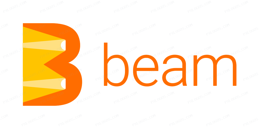 Apache Beam Wordmark Logo PNG with transparent background