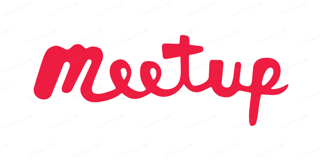 Meetup Wordmark Logo PNG with transparent background