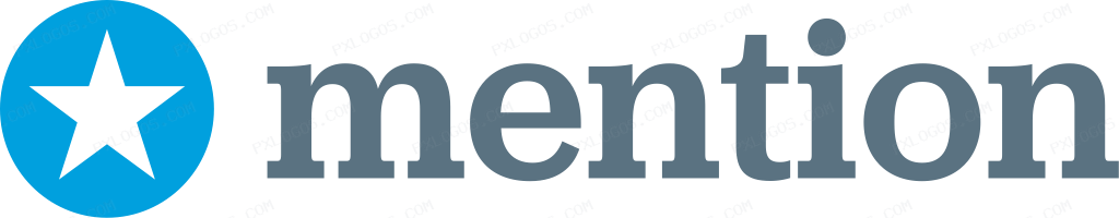 Mention Logo PNG with transparent background