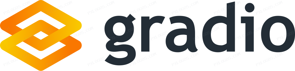 Gradio Wordmark Logo PNG with transparent background