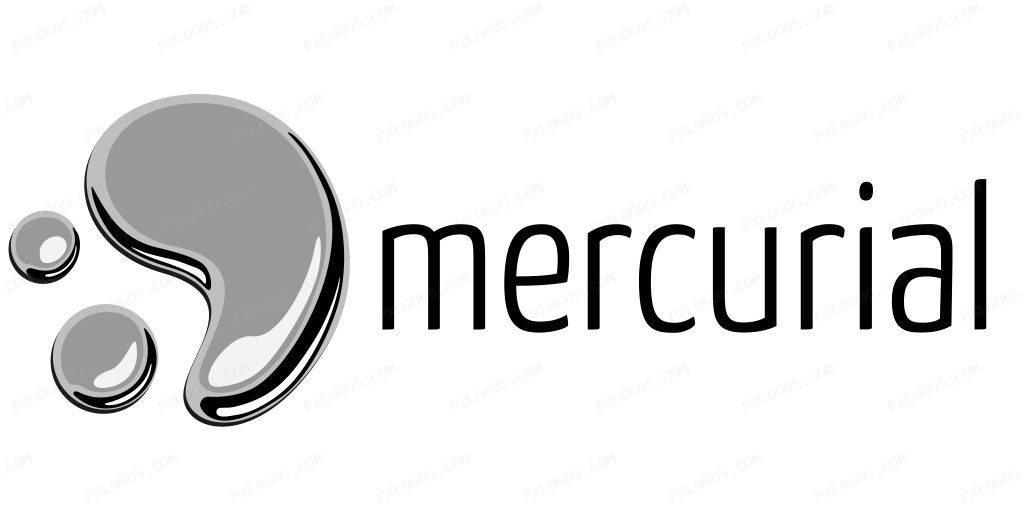 Mercurial Scm Wordmark Logo PNG with transparent background