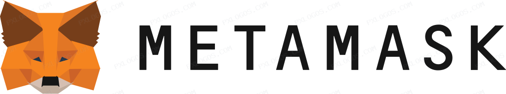Metamask Wordmark Logo PNG with transparent background